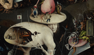 Hieronim Bosch,Ogród ziemskich rozkoszy,1503-1510, detal 