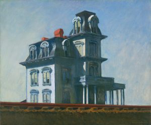 Edvard Hopper, "Dom przy torach", 1925