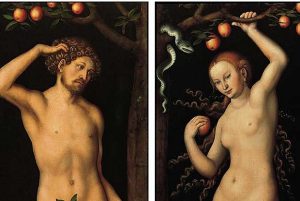 Lucas Cranach, Adam i Ewa, ok. 1530