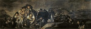 Francisco de Goya, "Pielgrzymka do źródła św. Izydora", 1819-1823, własność: Dom Głuchego w Madrycie 