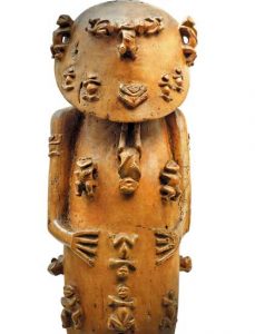 Rzeźba boga A'a z Rurutu w Polinezji, źródło: British Museum