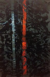 Jacek Sikora (Siccora) NOTHING TO BE UNDERSTOOD, acrylic on canvas, 40 x 60 cm (2014)