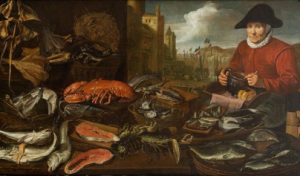 Hans Van Essen, Targ rybny, olej na płótnie, źródło: DESA Unicum