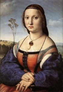 Rafael Santi, Portret Magdaleny Doni, ok. 1506