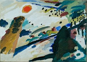 Wassily Kandinsky, Romantyczny krajobraz, 1911 