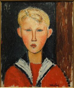 Amadeo Modigliani, Niebieskooki chłopiec, 1916