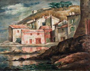 Roman Kramsztyk „Pejzaż z południa Francji” ok. 1920-22 (olej, płótno 73 x 91,5 cm)