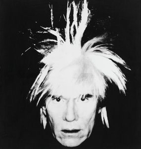 Andy Warhol, Self-Portrait (Fright Wig), 1986, źródło: Sotheby's