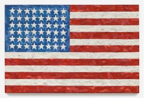 Jasper Johns, Flag, 1983, źródło: Sotheby's