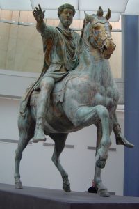 Pomnik konny Marka Aureliusza, nieznany rzeźbiarz rzymski, ok. 175 r. n. e. 
