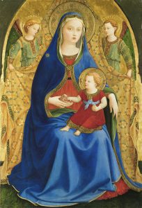 Fra Angelico, Virgen de la granada, 