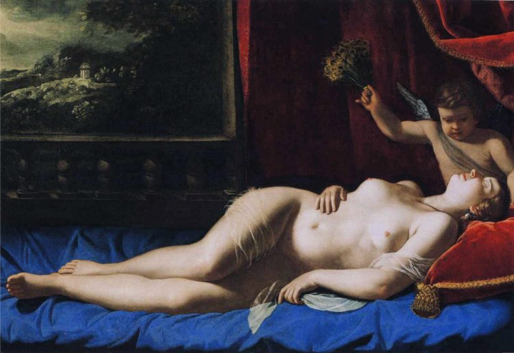 Artemisia Gentileschi, Śpiąca Wenus, 1625-1630; Virginia Museum of Fine Arts - rynekisztuka.pl