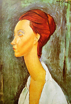 Amedeo Modigliani, portret Luni Czechowskiej, 1919 / rynekisztuka.pl