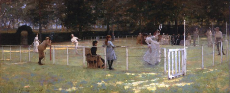 John Lavery, The Tennis Party, 1885