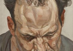 „Frank Auerbach" Lucian Freud: Źródło: National Portrait Gallery