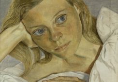 "Girl in Bed" Lucian Freud: Źródło: National Portrait Gallery