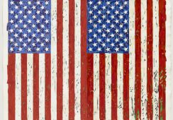 Jasper Johns. Flags I. 1973, Źródło: MoMa