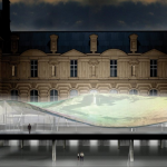 Projekt pawilonu, fot,M. Bellini / R. Ricciotti / musée du Louvre