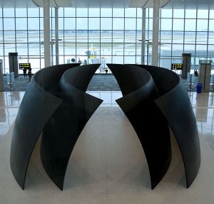 Richard Serra,Tilted Spheres, Toronto Pearson International Airport (Terminal 1, Pier F) | źródło: Wikipedia