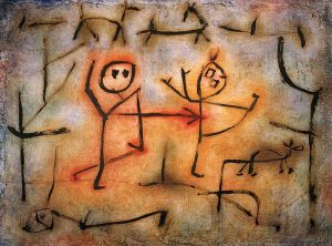 Paul Klee, Her Pursuit, 1939, źródło: emuseum.zpk.org