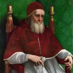 Portret papieża Juliusza II, Rafaela Santi, Źródło: National Gallery