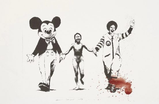 Banksy, Napalm (Can't Beat the Feeling), from In the Darkest Hour There May be Light, 2006, Phillips