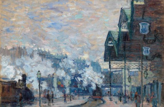 Claude Monet, La Gare Saint-Lazare, vue extérieure, 1877, Christie's