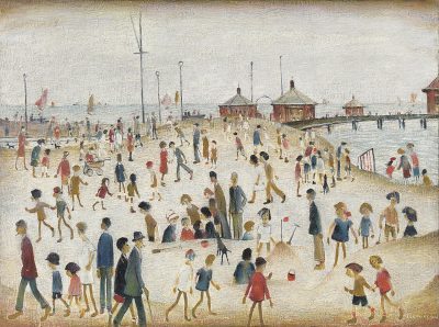 LS Lowry Lytham Pier 1945 courtesy of the Richard Green Gallery, London