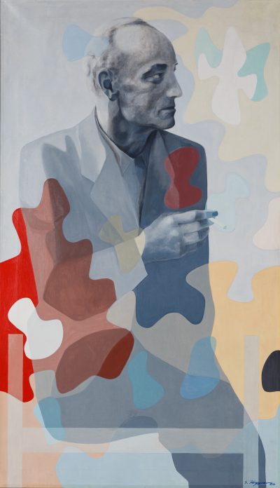Stefan Krygier, Portret W. Strzemińskiego, 1982, olej, płótno, 120x70 cm - materiały prasowe Piękna Gallery - rynekiszuka.pl