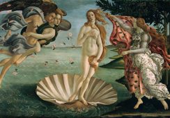 Galleria Uffizi / Sandro Botticelli, "Narodziny Wenus", 1483-1485.