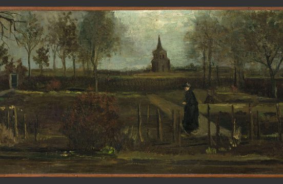 Vincent van Gogh, The Parsonage Garden at Nuenen in Spring, 1884, Groninger Museum, loan from Municipality of Groningen, photo: Marten de Leeuw