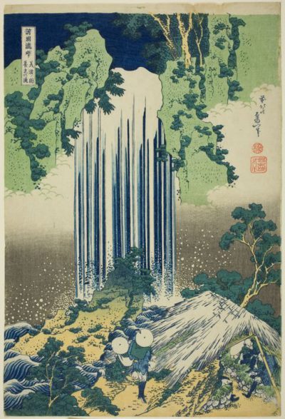 KATSUSHIKA HOKUSAI (1760-1849) Mino no Kuni Yoro no taki (The Yoro waterfall in Mino Province)