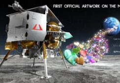Pierwsze dzieła sztuki na Księżycu