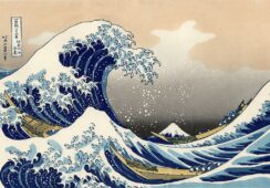 Wielka fala w Kanagawie, Hokusai